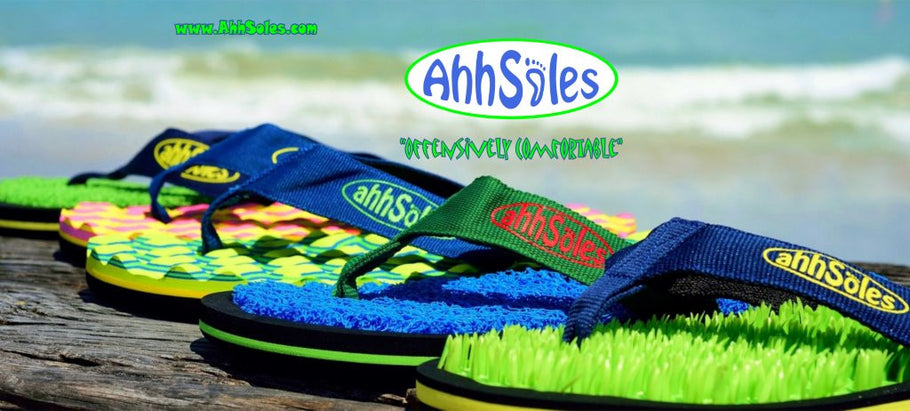 Christmas is Coming....Buy 2 Pairs of Our Flops and Get a "Free AhhSoles T Shirt"